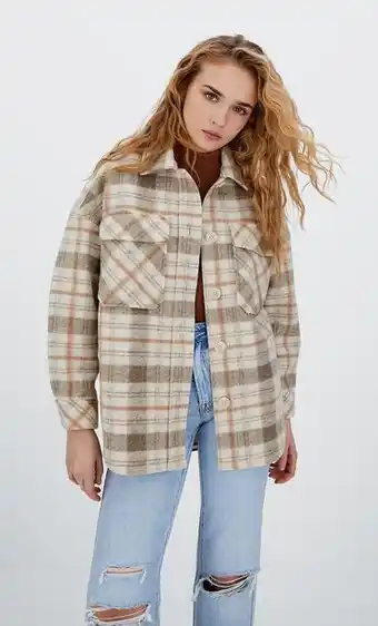 Sobrecamisa tejido cuadros