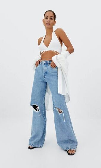 Stradivarius Jeans wide leg oferta
