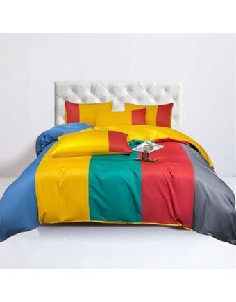Flamingo Duvet seda rainbow oferta