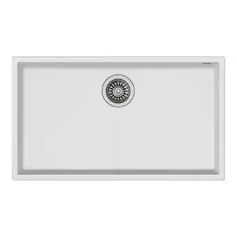 Tienda Cerámica Corona Lavaplatos tegranite blanco 720x400 mm bajoponer oferta