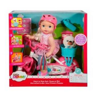 Alkosto Muñeca bebé little mommy paseo en bici mattel oferta
