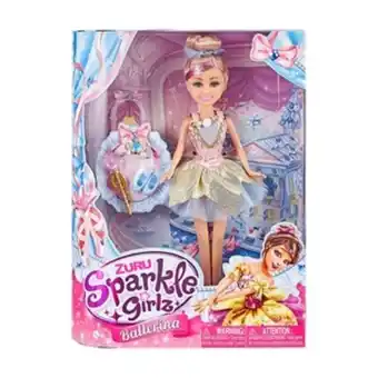 Alkosto Muñeca bailarina ballet con accesorios sparkle girlz oferta