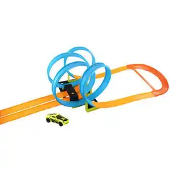 Pista de carreras con lanzador 360° motor extreme