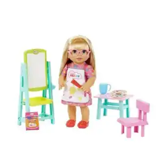 Alkosto Muñeca little mommy mi prmer día de clases oferta