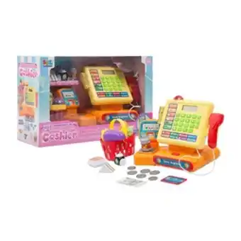 Caja registradora de juguete con balanza supermarket cashier