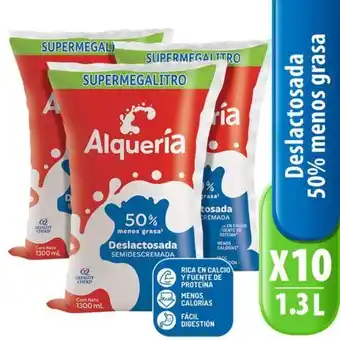 PriceSmart Alqueria leche deslactosada 10 unidades / 1.3 l oferta