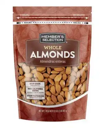PriceSmart Member's selection almendras enteras 907 g oferta