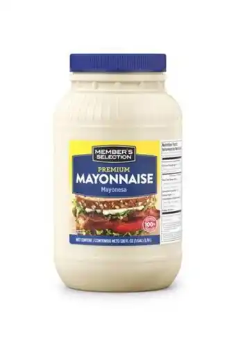 Member's selection mayonesa premium 3.6 kg / 1 gal