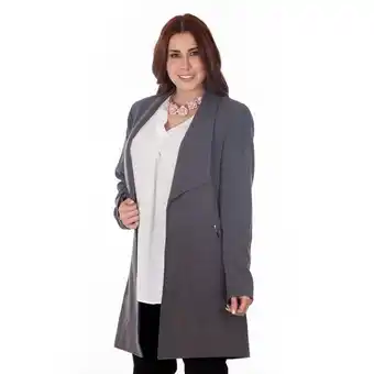 Los Tres Elefantes Chaqueta gris larga smoking mujer oferta