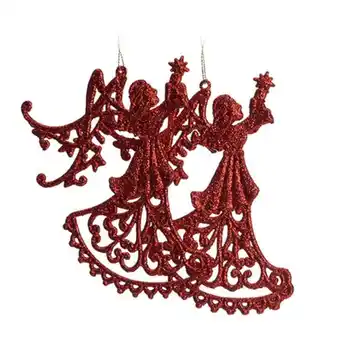 Los Tres Elefantes Angeles rojos 18cm navidad oferta