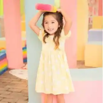 Polito Vestido estampado niña oferta