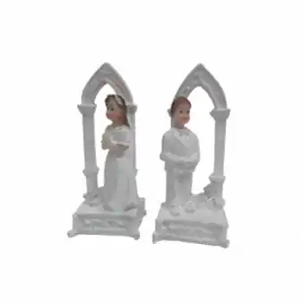 Romulo Montes Poliresina primera comunión base arco 9cm oferta