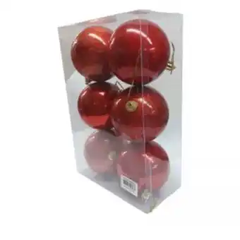 Romulo Montes Bolas navideñas 8cm tubo x 6 piezas oferta