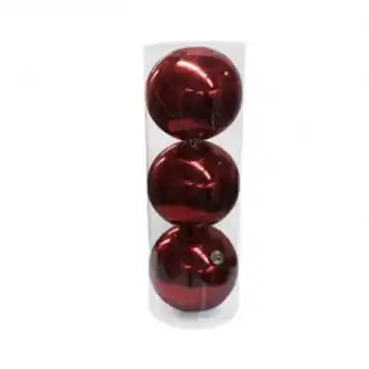 Bolas navidad 15cm caja x 3