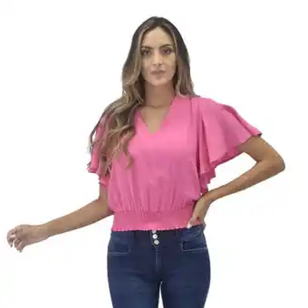 Blusa manga mariposa