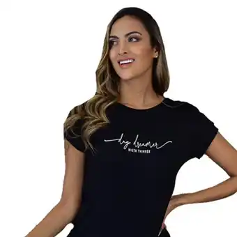 Vamos Blusa manga corta con aplique oferta