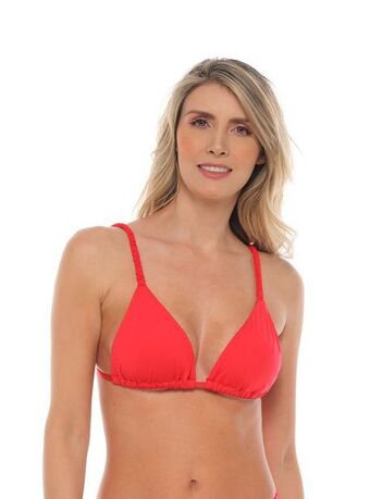 Garotas Top triangulo tela bahia 2483 roxxo oferta