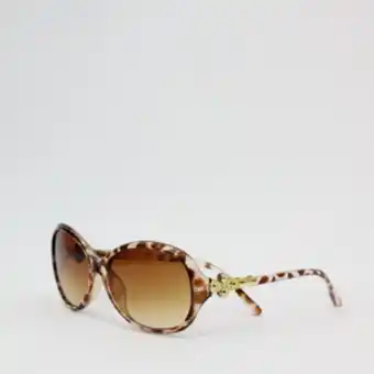 Gafas leopardo dorado
