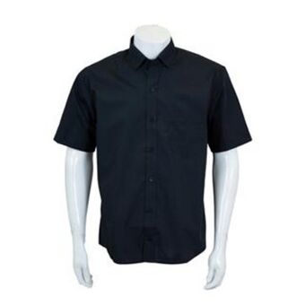 VO5 Camisa masculina unicolor en silueta regular oferta