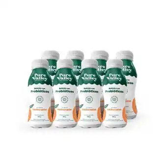 Merqueo Bebida con probióticos melocotón pure valley 8 und oferta