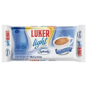 Chocolate de mesa luker light splenda