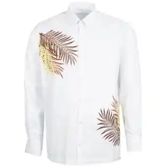 VO5 Camisa guayabera manga larga en silueta regular fit oferta