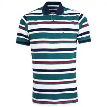 VO5 Camiseta polo a rayas para hombre en silueta regular fit oferta