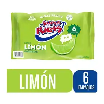 Merqueo Papas super ricas limón x 6 oferta