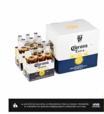 Merqueo Cerveza corona x12 + mini cooler oferta