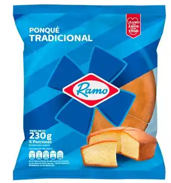 Merqueo Ponqué ramo tradicional 230 gr oferta