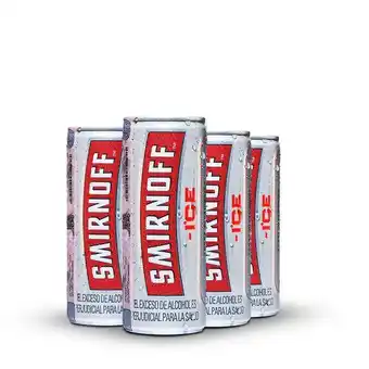 Smirnoff ice original pack x 4 latas 250ml