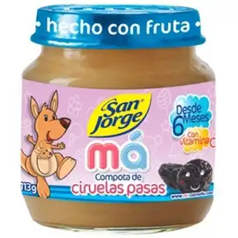 Compota san jorge de ciruelas pasas x 113 g