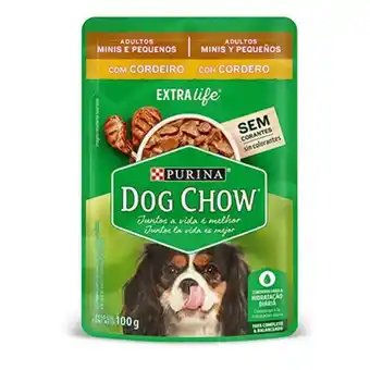 MegaTiendas Alimento dog chow adulto mini pequeños cordero x 100 g oferta