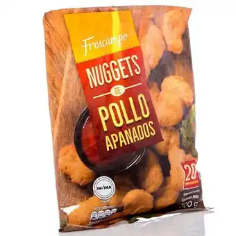 Éxito Nuggets de pollo apanados frescampo 300 gr oferta