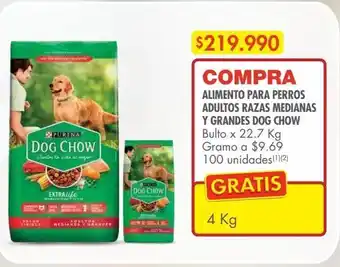 Metro Alimento para perros adultos razas medianas y grandes dog chow oferta