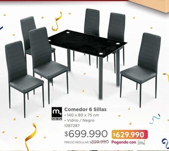 Easy Comedor 6 sillas oferta