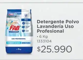 Detergente en polvo fab 6kg