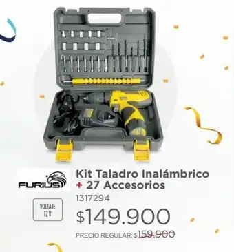 Easy Kit taladro inalámbrico + 27 accesorios oferta
