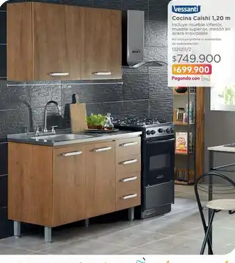Easy Cocina caishi 1,20m oferta