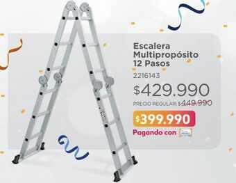 Easy Escalera multipropósito 12 pasos oferta