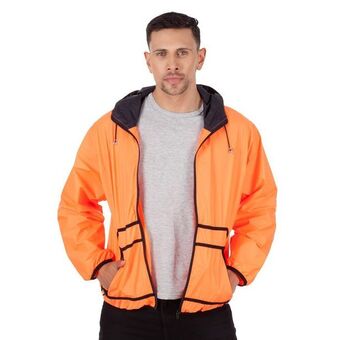 Los Tres Elefantes Chaqueta impermeable naranja hombre oferta