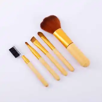 Set de 5 mini brochas para maquillaje