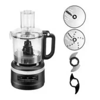 Procesadora de alimentos kitchenaid plus 7 tazas negro mate 250w 3 velocidades