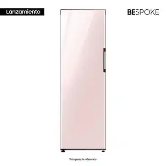Carulla Nevera 1 door bespoke rosado samsung no frost 323 lts rz32a744532/co oferta