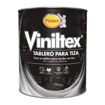 Pintura viniltex tiza - negro