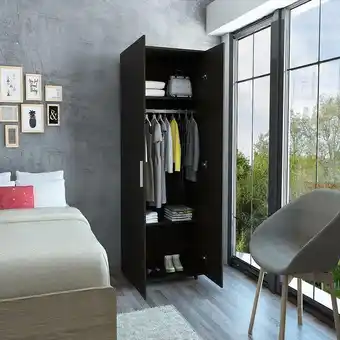 Éxito Clw 3315 closet madrid 180 x 80 x 48 rta wengue oferta