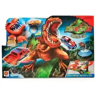 Linio Pista de carro dinosaurio t rex veloz para niños 99-91 oferta