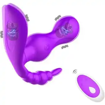 Linio Vibrador de control remoto inalámbrico,juguetes sexuales para mujeres,adultos,parejas,estimulador d oferta
