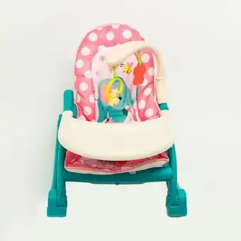 Panamericana Silla mecedora con móvil y sonajeros, color rosado oferta