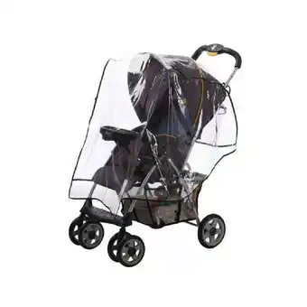 Éxito Forro plastico protector de lluvia coche mediano bebe oferta